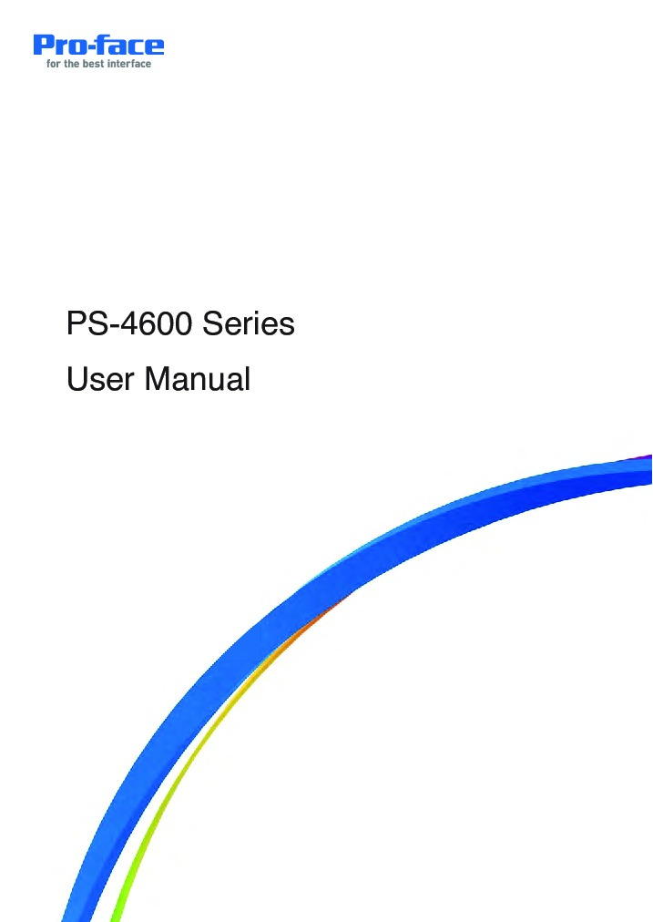 First Page Image of PS4600 Series User Manual PFXPF160DA33P00N00.pdf